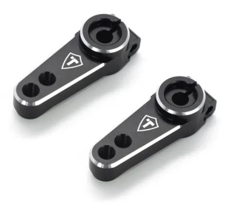 Treal Alu Servo Horn Set 23T Black 2pcs UTB18