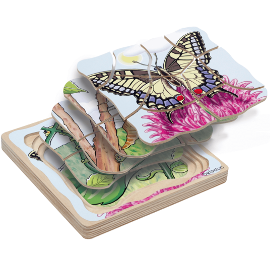 Beleduc Lag puslespill Sommerfuglens livssyklus Beleduc Lag puslespill Sommerfuglens livssyklus