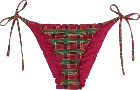 Etam Madras Swimwsuit Bikini Bottom Multi/patterned 34 Etam Madras Swimwsuit Bikini Bottom Multi/patterned 34