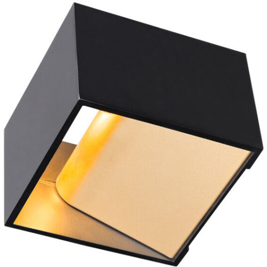 SLV Logs Vegglampe Dim To Warm Sort/Gull - 90589