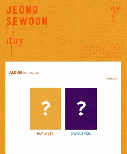 Jeong Sewoon Day CD Jeong Sewoon Day CD