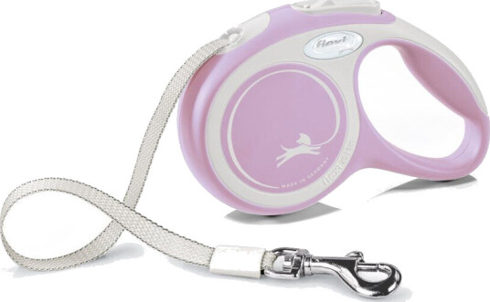 Flexi New Comfort Rullebånd 3m Rosa XS, Maks 12 kg for Hund Flexi New Comfort Rullebånd 3m Rosa XS, Maks 12 kg for Hund