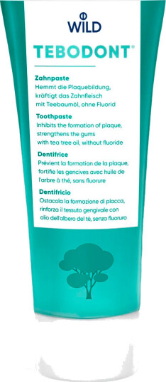 Tea Tree & Xylitol Tannpasta TEBODONT Fluorfri 75ml