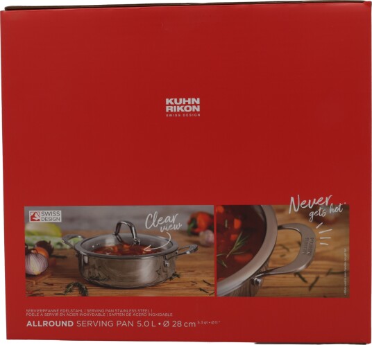 Kuhn Rikon Allround Serveringspanne 28 cm 5L Rustfritt St??l Kuhn Rikon Allround Serveringspanne 28 cm 5L Rustfritt St??l