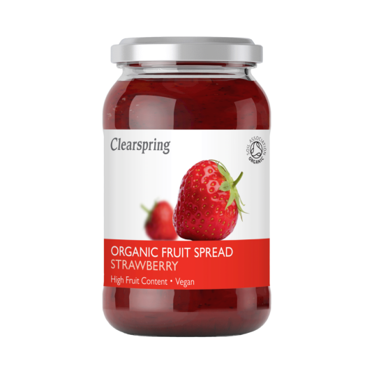 Clearspring økologisk jordbærsyltetøy 280 g Clearspring økologisk jordbærsyltetøy 280 g