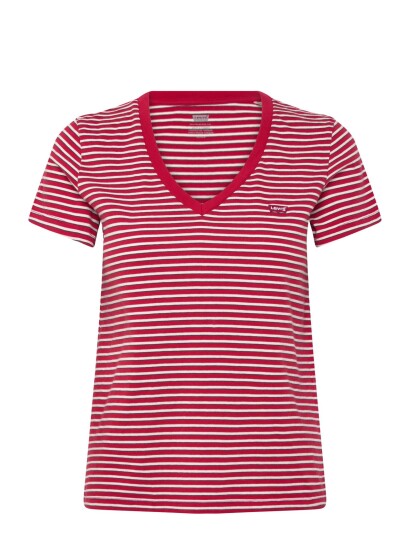 Levi"s® Lse_Perfect Vneck Indigo Strip Red XS