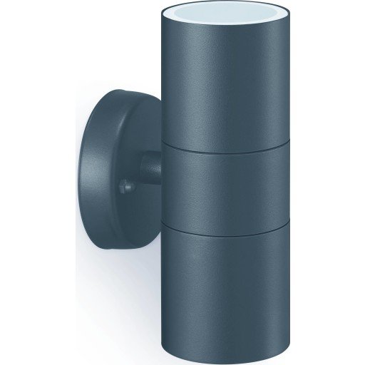 Philips Kylis Väggarmatur Up-/downlight (2xGU10-sockel) IP44 Rostfritt stål Svart