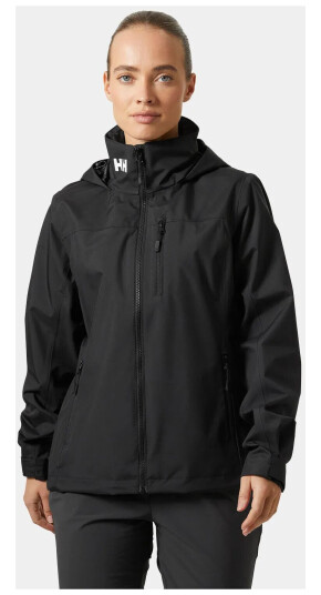 Helly Hansen Women’s Crew Hooded Sailing Jacket 2.0 Svart L