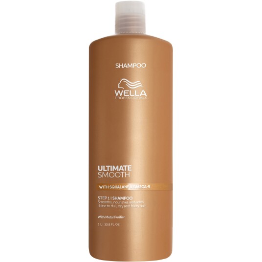 Wella Professionals Ultimate Smooth Sjampo 1000 ml med Metal Purifier-teknologi