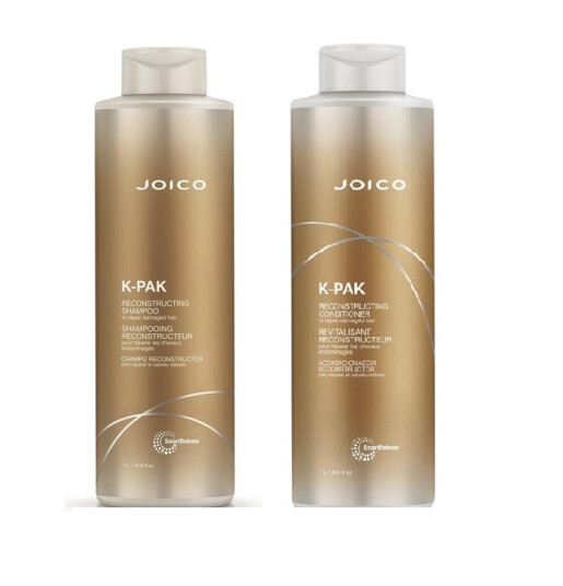 Joico K-Pak Reconstucting Shampoo 1000 ml + Joico K-Pak Reconstructing Conditioner 1000 ml Joico K-Pak Reconstucting Shampoo 1000 ml + Joico K-Pak Reconstructing Conditioner 1000 ml