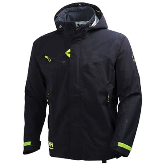 Helly Hansen Workwear Magni 71161-990 Jakke svart , justerbar krage L Helly Hansen Workwear Magni 71161-990 Jakke svart , justerbar krage L