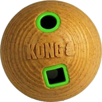 Kong Bambus Hundeleke Godbit Ball 12 cm