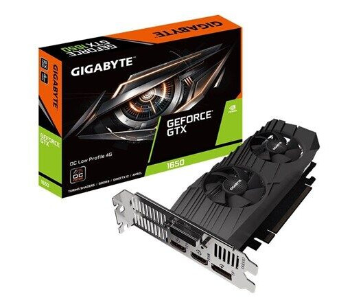 GIGABYTE GeForce GTX 1650 Low Profile OC - 4GB GDDR6 RAM - Grafikkort