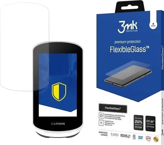 3mk FlexibleGlass hybrid glass on Garmin Edge Explore 2