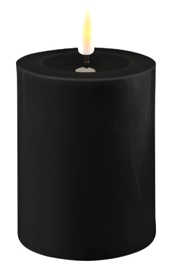 Deluxehomeart Real Flame LED-kubbelys 7,5x10 cm sort