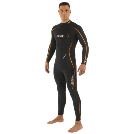 Seac Heldrakt Feel-S Black/Orange Seac Heldrakt Feel-S Black/Orange