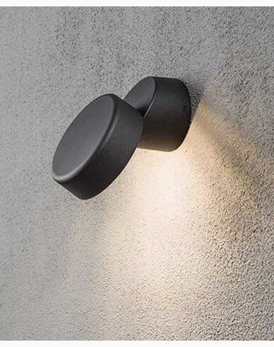 Konstsmide Vicenza vegglampe High Power LED. Svart 7527-750 Konstsmide Vicenza vegglampe High Power LED. Svart 7527-750