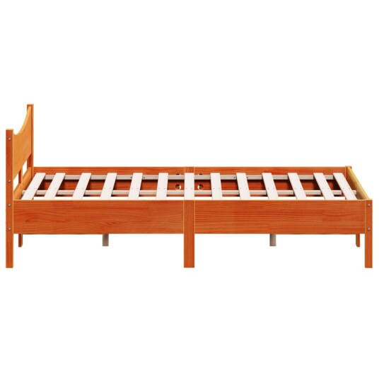 Sengeramme brun 120x190 cm heltre furu 8721012449954