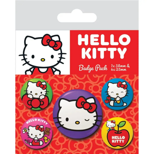 Hello Kitty Pins 5-pk
