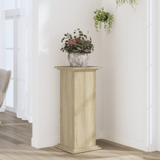 Plantestativ sonoma eik 33x33x80 cm konstruert tre Plantestativ sonoma eik 33x33x80 cm konstruert tre