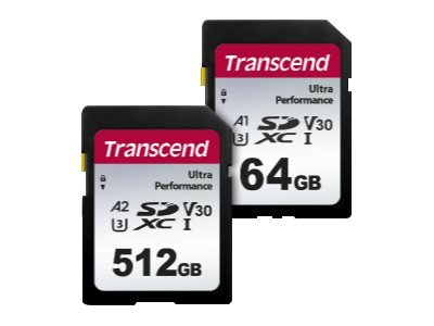 Transcend 340S - Flashminnekort - 64 Gb - A1 / Video Class V30 / Uhs-I U3 - Sdxc Uhs-I Transcend 340S - Flashminnekort - 64 Gb - A1 / Video Class V30 / Uhs-I U3 - Sdxc Uhs-I