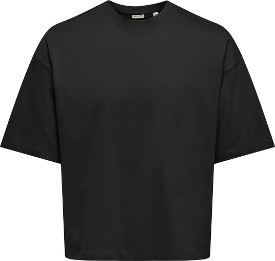 ONLY & SONS Onsfred Rlx Ss Crop Tee Black XL