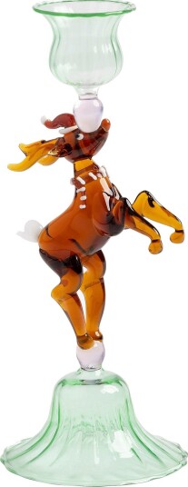 &k Amsterdam   Lysestake Merry Reindeer   Brun