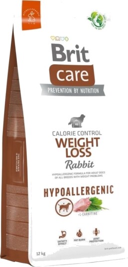 Brit Care Dog Hypoallergenic Weight Loss, Rabbit, 12 kg