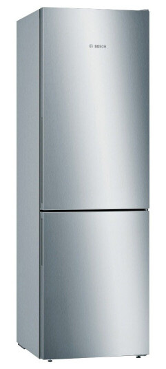 Bosch KGE36AICA Serie 6 Rustfritt Stål Kombiskap 186 cm
