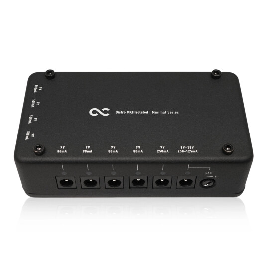 One Control Distro MKII Isolated Svart One Control Distro MKII Isolated Svart