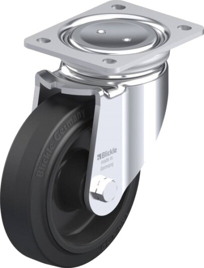 Blickle 851553 Luh-Poev Faste Hjul - Hjuldiameter 160 Mm - Bæreevne (Maks.) 400 Kg - 1 Stk