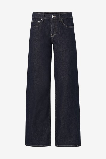 Gina Tricot Jeans Low Wide Blå Gina Tricot Jeans Low Wide Blå
