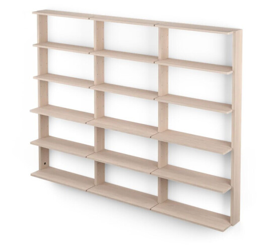 Massproductions Gridlock – T3-A9-9 vegghylle Natural Ash