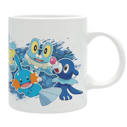 Pokémon Vanntype Krus 320ml med Vannstartere Motiver