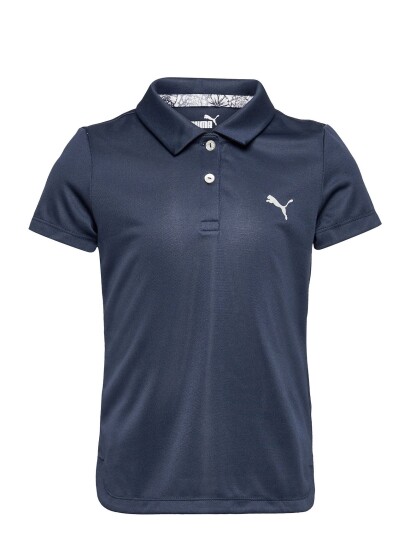 PUMA Golf Girls Essential Polo Blue 128