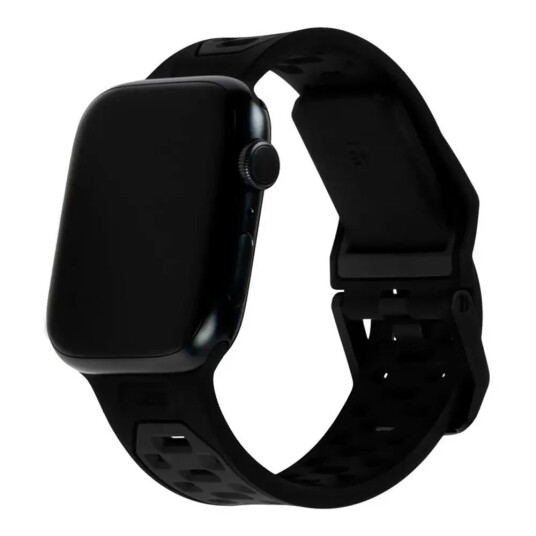 Apple Watch (42/44/SE/45/49 mm) UAG Civilian Silikon Stropp - Svart