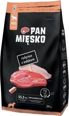 Pan Miesko Xl Tørrfôr Til Hund Kalkun 20 kg