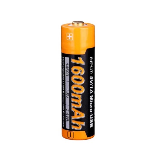 14500 batteri Fenix ARB L14 1600U 1600 mAh / Micro USB oppladbart 14500 batteri Fenix ARB L14 1600U 1600 mAh / Micro USB oppladbart
