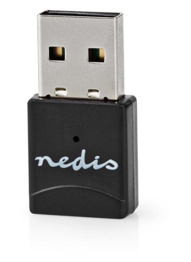 Nedis Network Dongle | Wi-Fi | AC600 | 2.4/5 GHz (Dual Band) | USB2.0 | Wi-Fi hastighet totalt: 600 Mbps | Windows 10 / Windows 11 / Windows 8 Nedis Network Dongle | Wi-Fi | AC600 | 2.4/5 GHz (Dual Band) | USB2.0 | Wi-Fi hastighet totalt: 600 Mbps | Windows 10 / Windows 11 / Windows 8
