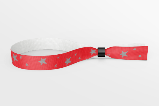 Tekstil Armbånd med Stjerner og Farger | Stoffarmbånd med rask levering Tekstil Armbånd med Stjerner og Farger | Stoffarmbånd med rask levering