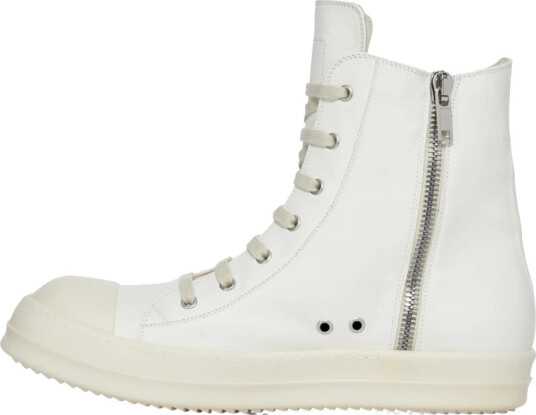 Rick Owens Herre Sko Hvit 41 EU, Rick Owens Herre Sko Hvit 41 EU,