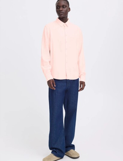 Blend Bhbobby Linen L/S   Pink   M
