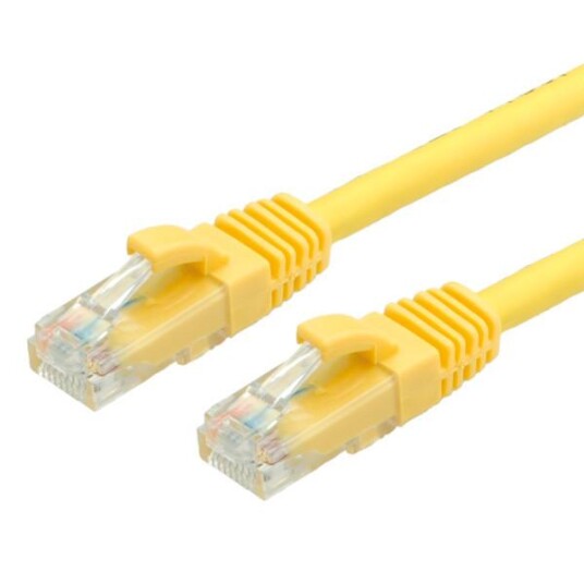 VALUE UTP PatchCord Cat6. LSOH. CCA. Yellow. 10m  Factory Sealed