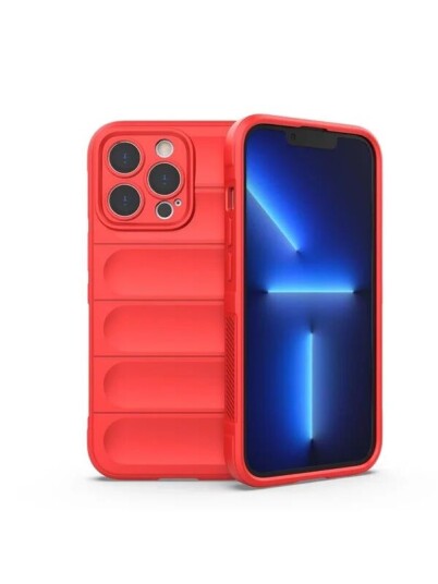 Hurtel Magic Shield Case iPhone 13 Pro Flexible Armored Cover Red