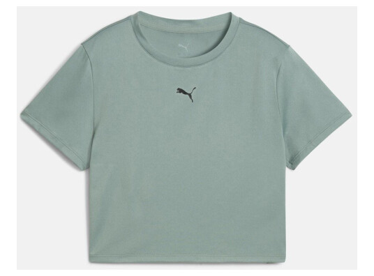 Puma W Tad Essential Baby Tee Green Moon L Trenings-T-Shirts
