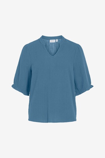 Vila Bluse viLania 2/4 Top Blå
