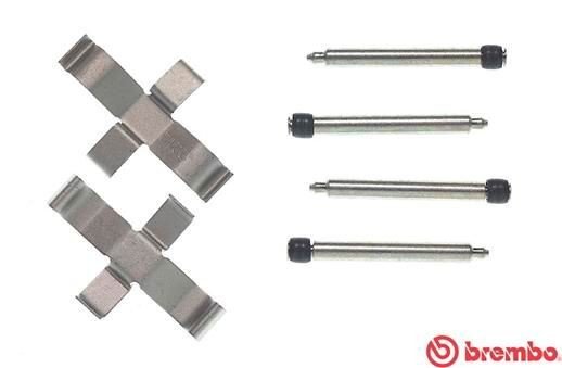Tilbehørsett, skivebremse belegg BREMBO A 02 269 Tilbehørsett, skivebremse belegg BREMBO A 02 269