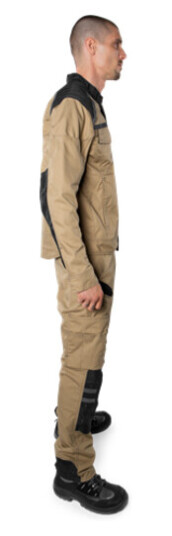 Fristads Jacka 4555 Stfp Khaki/svart Xs Fristads Jacka 4555 Stfp Khaki/svart Xs
