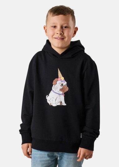 Denim Factory San Diego Hood G Jr Black Unicorn 120 Hoodies