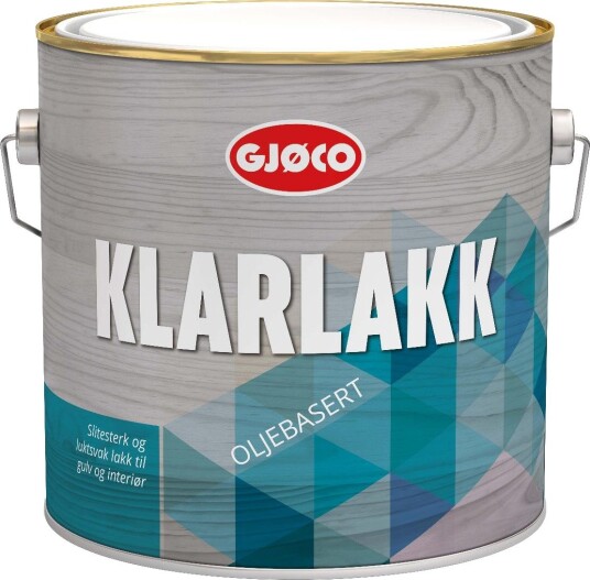 Gjøco klarlakk 90 blank oljebasert 3 l